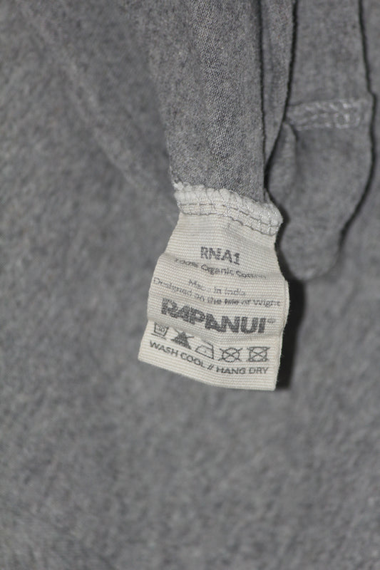 Rapanui Grey 'Solidarity Not Charity' T-Shirt