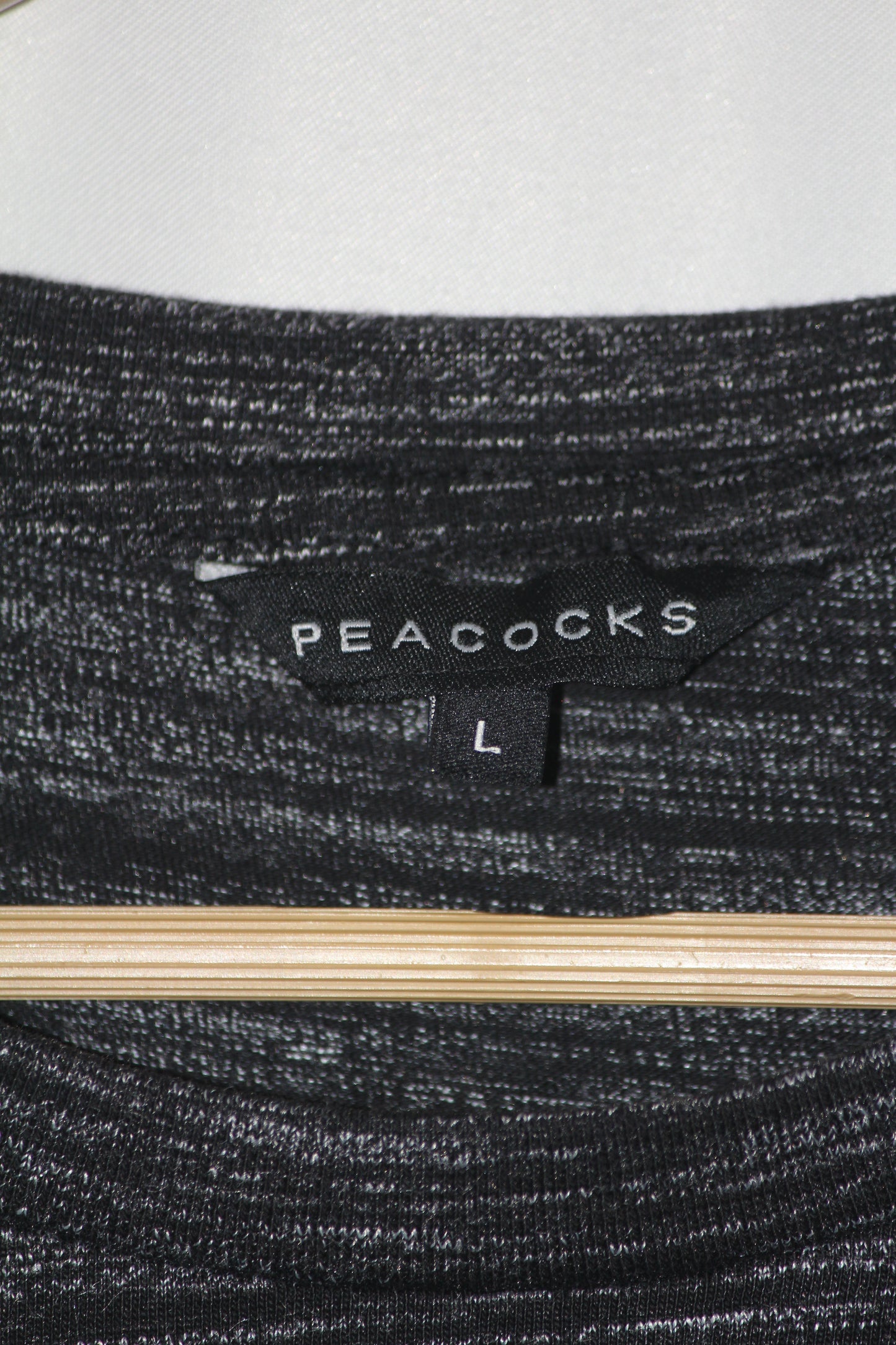 Peacocks Grey Large T-Shirt