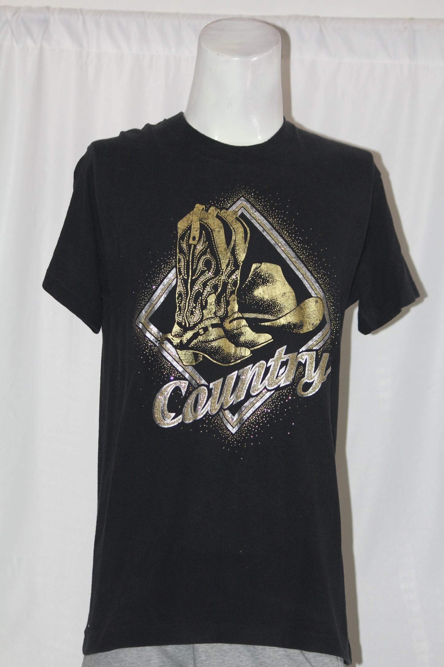 Fruit of the Loom Black Cotton T-Shirt – Medium