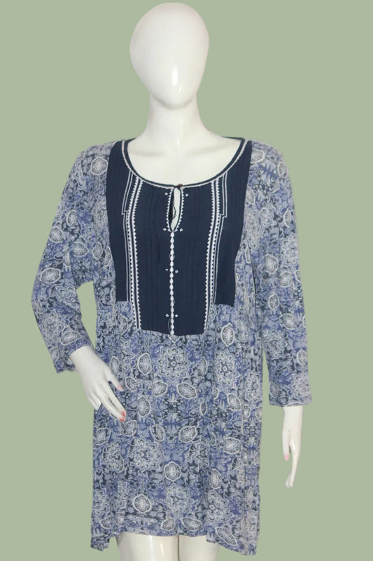 Blue Full Sleeves Shirt by TU