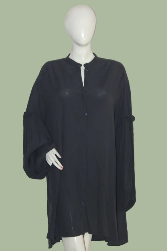 Black Long Dress by Weekdays