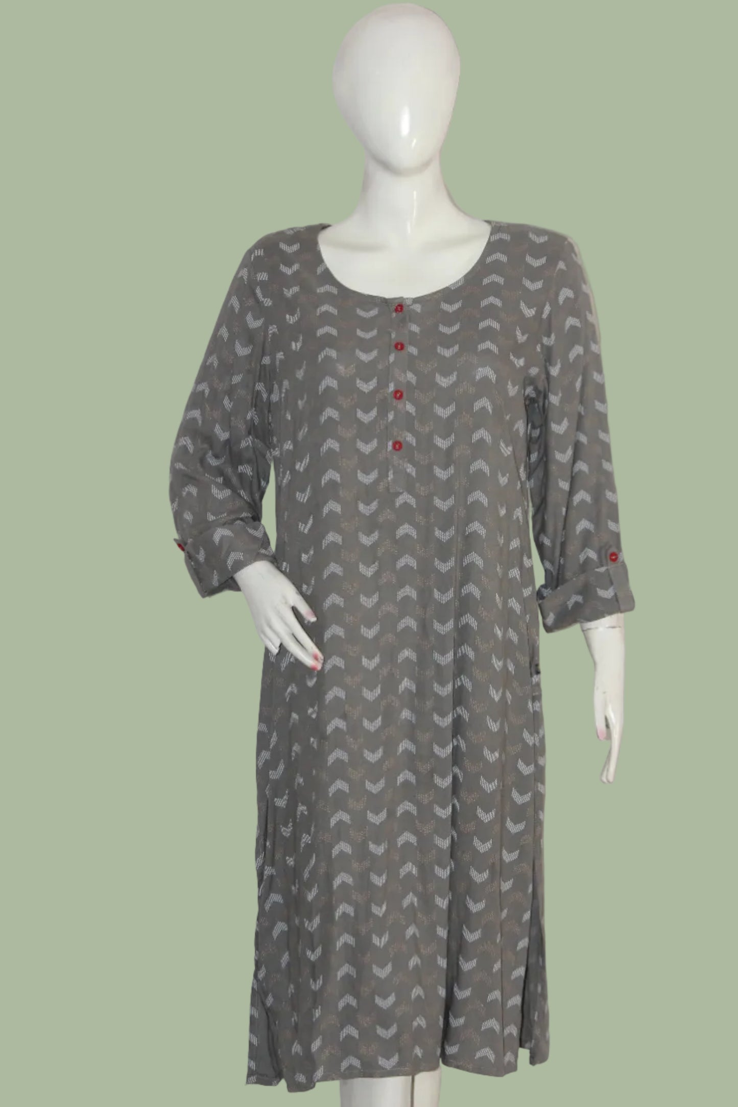 Kurti – Avaasa (Brown, Medium)