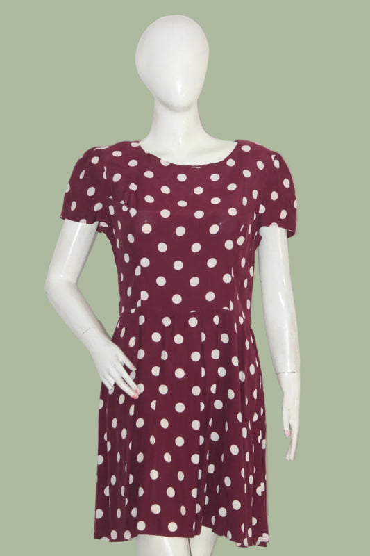 Top Shop Maroon Dress