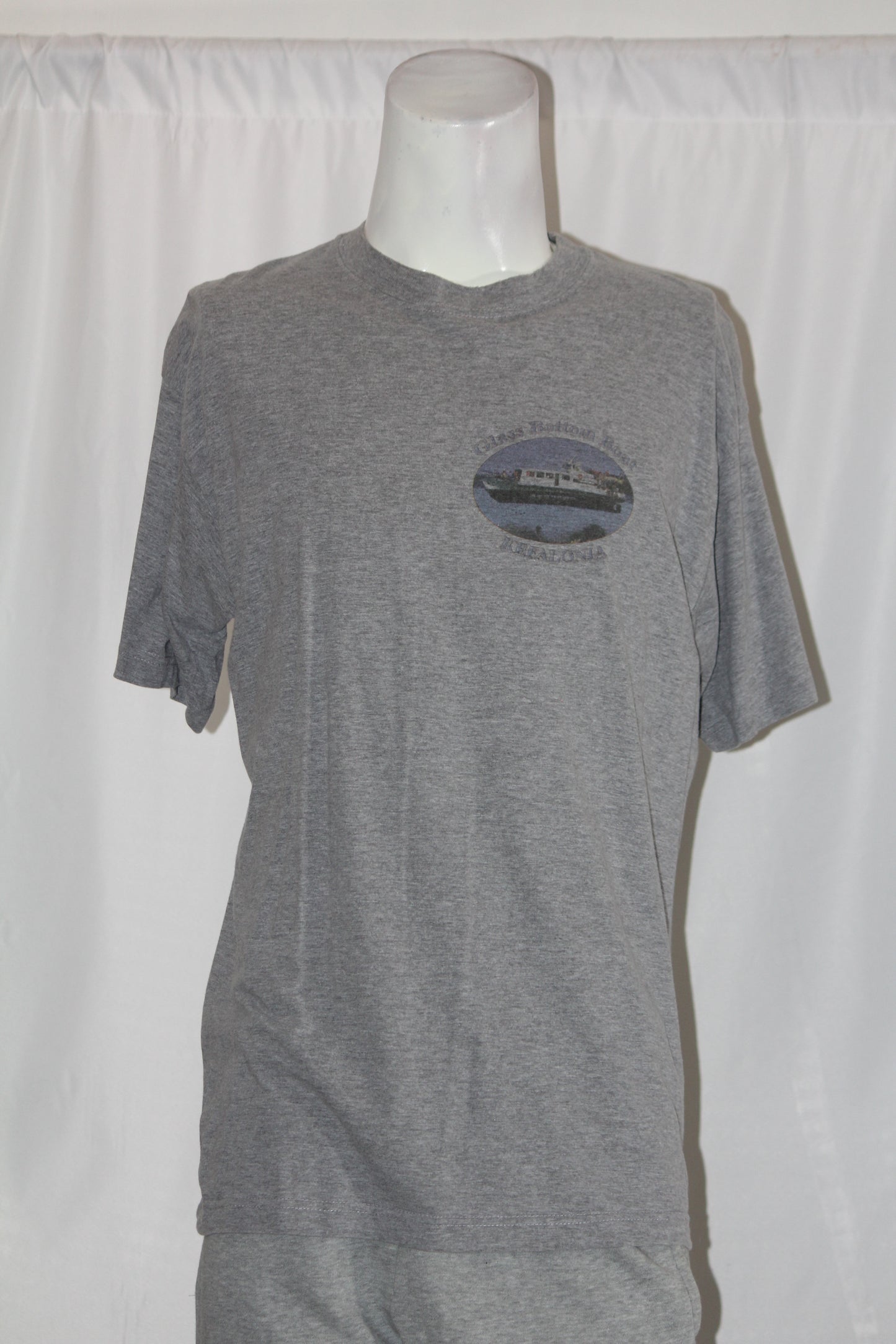 LnF Wear Grey Back Printed T-Shirt