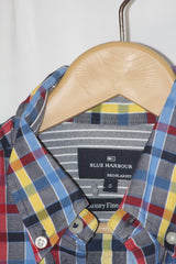 Blue, Yellow & Red Checkered Full Sleeve Shirt – Blue Harbour (Small)