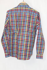 Blue, Yellow & Red Checkered Full Sleeve Shirt – Blue Harbour (Small)