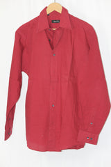 Red Full Sleeve Button-Down Shirt – Next (Medium)