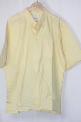 Yellow Half Sleeve Button-Down Shirt – M&S (XL)