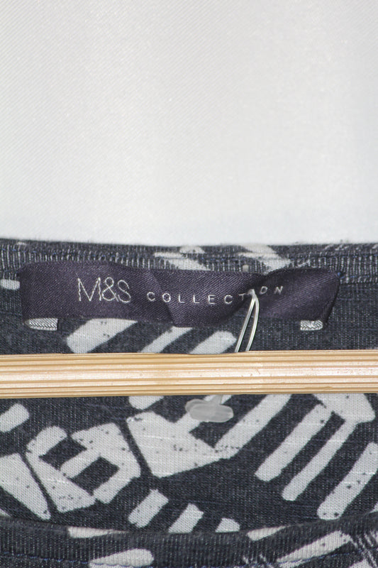 Black Full Sleeve Shirt by M&S