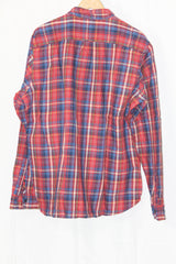 Red Checkered Full Sleeve Button-Down Shirt – H&M (XL)