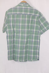 Green Checkered Half Sleeve Shirt – Easy (Large)