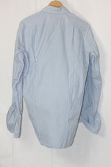 White & Blue Striped Full Sleeve Shirt – TM Lewin (Medium)