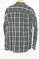 Green & White Checkered Full Sleeve Shirt – Pierre Cardin (Medium)