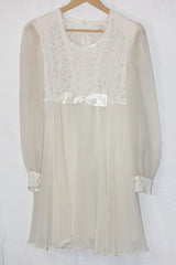 Exclusive White Full-Sleeve Dress