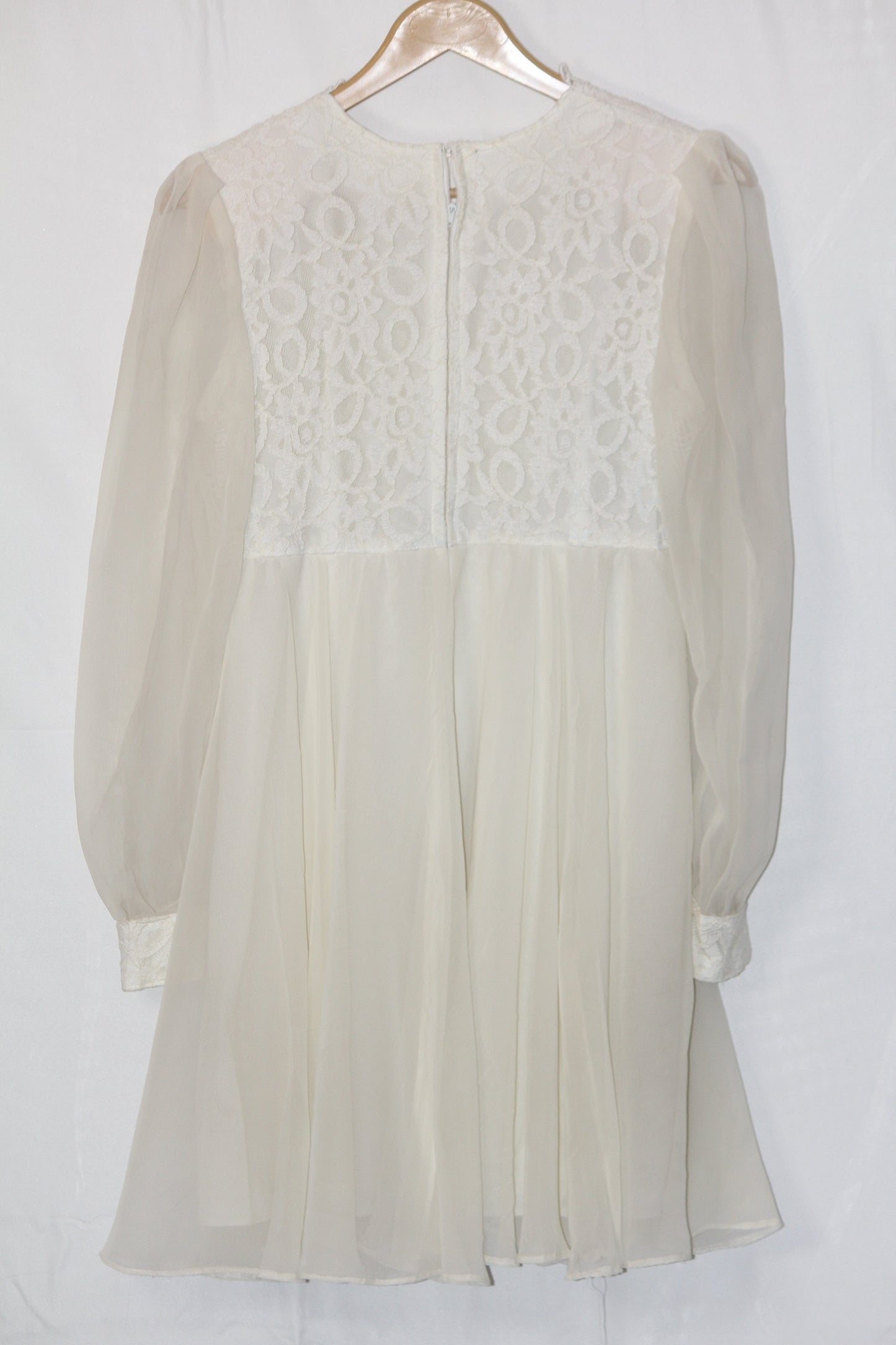 Exclusive White Full-Sleeve Dress