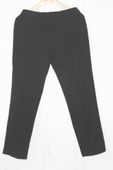 M&S Black Lightweight Straight Pant (Medium)