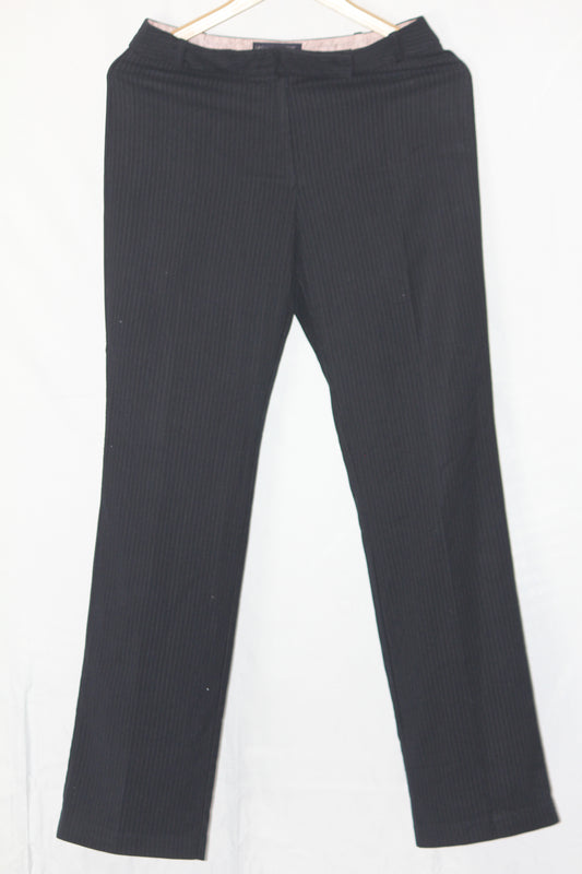 M&S Black Classic Straight Pant (Small)