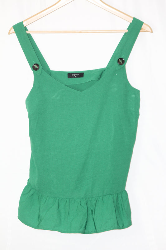 Papaya Green Tank Top - Small