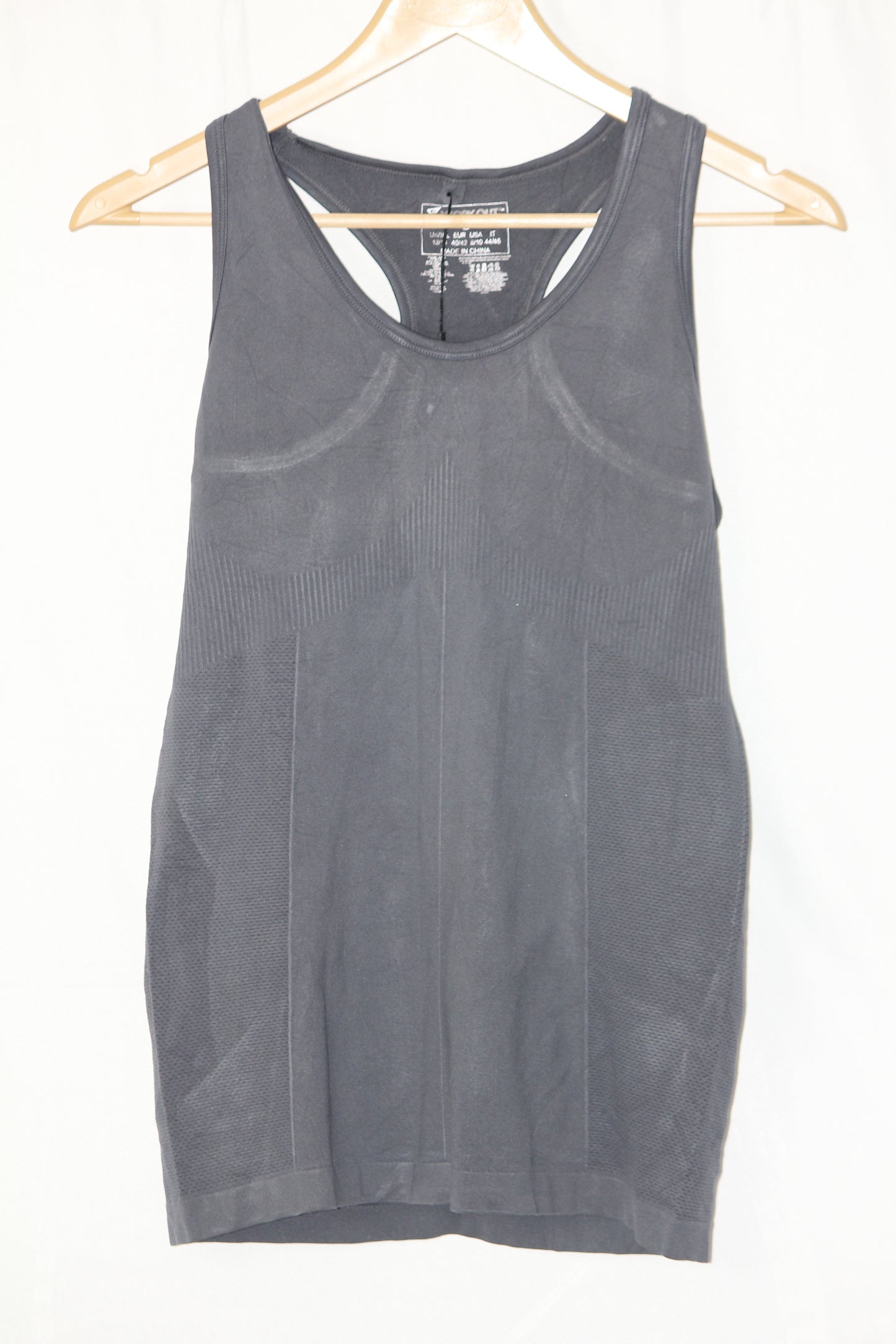 Primark Grey Sports Sleeveless Crop Top - Medium