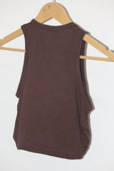 PrettyLittleThing Brown Crop Top - Small