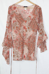 Fairweather Orange & Brown Dress