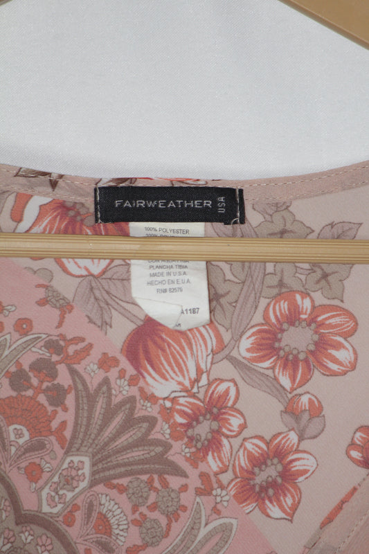 Fairweather Orange & Brown Dress