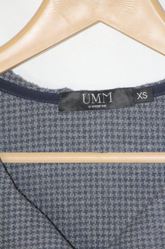 Grey Full Sleeves Long Dress by UMM