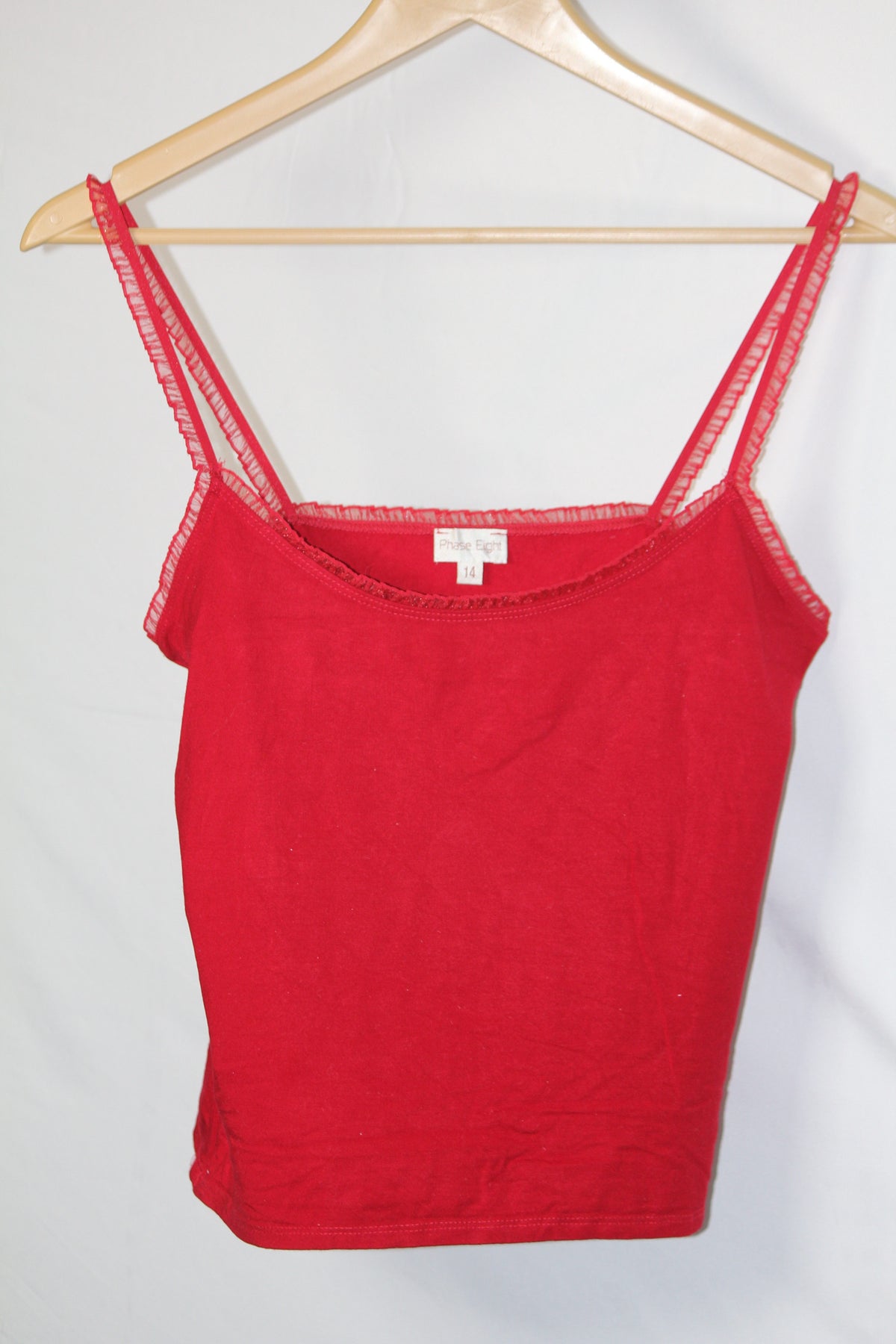 Phase Eight Red Tank Top - Medium