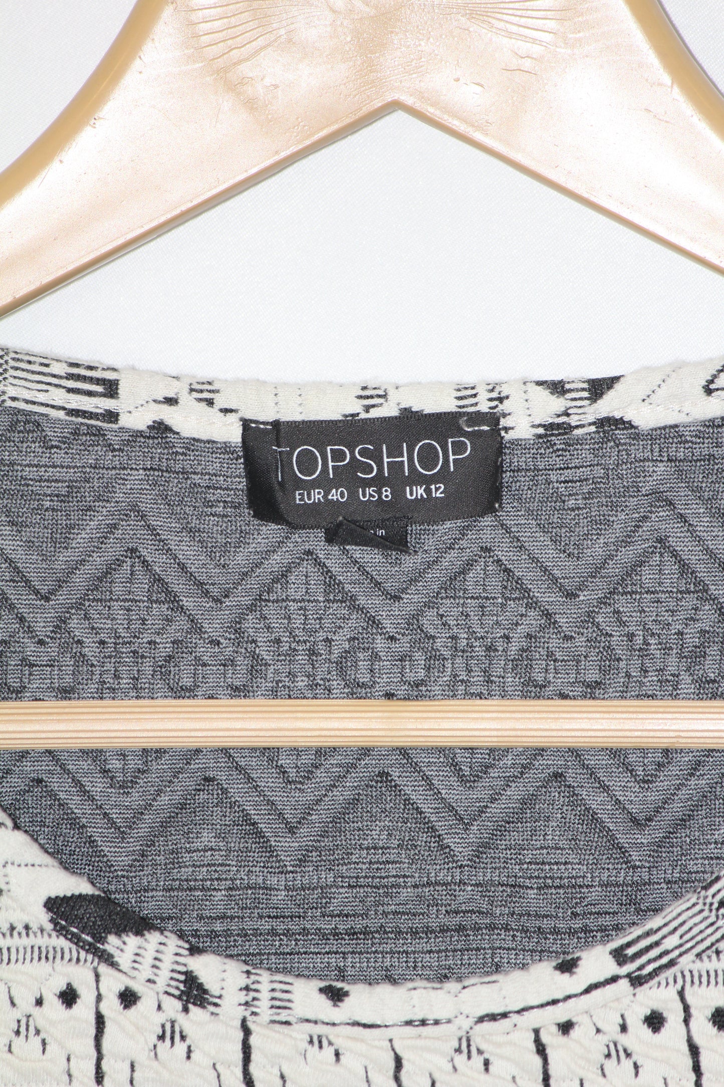 Topshop White Statement Dress