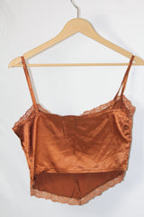 Another Reason Brown Tank Top - Small