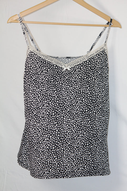 George Black & White Tank Top - Medium