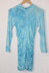 Thriftyfy Sky Blue Tie-Dye Bodycon medium