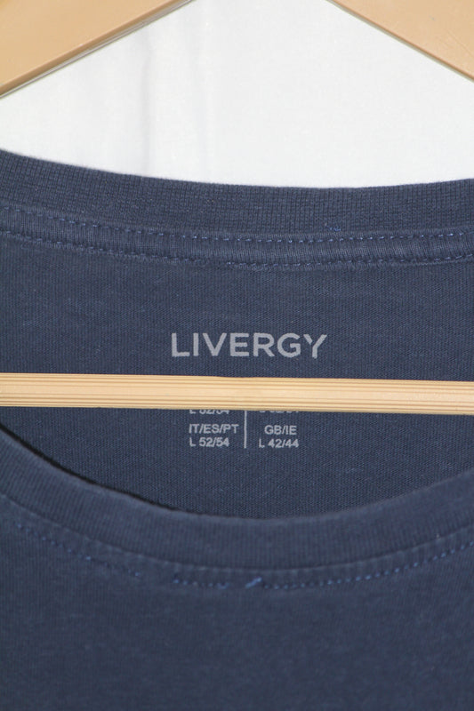 Livergy Navy Blue Full Sleeve T-Shirt