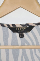 Lipsy Brown & Black Zebra Print Cape