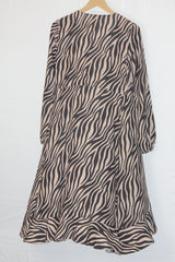 Lipsy Brown & Black Zebra Print Cape