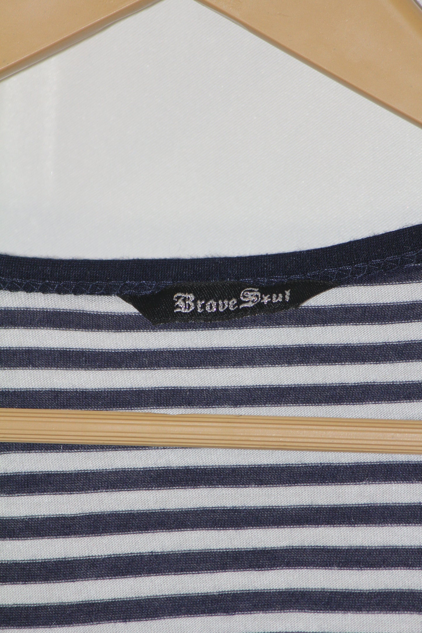 Brave Soul White & Blue Cape
