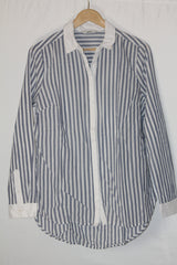 Coastal Stripe – Next Blue & White Button Down Shirt