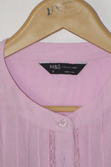 Blush Sophistication – M&S Pink Button Down Shirt