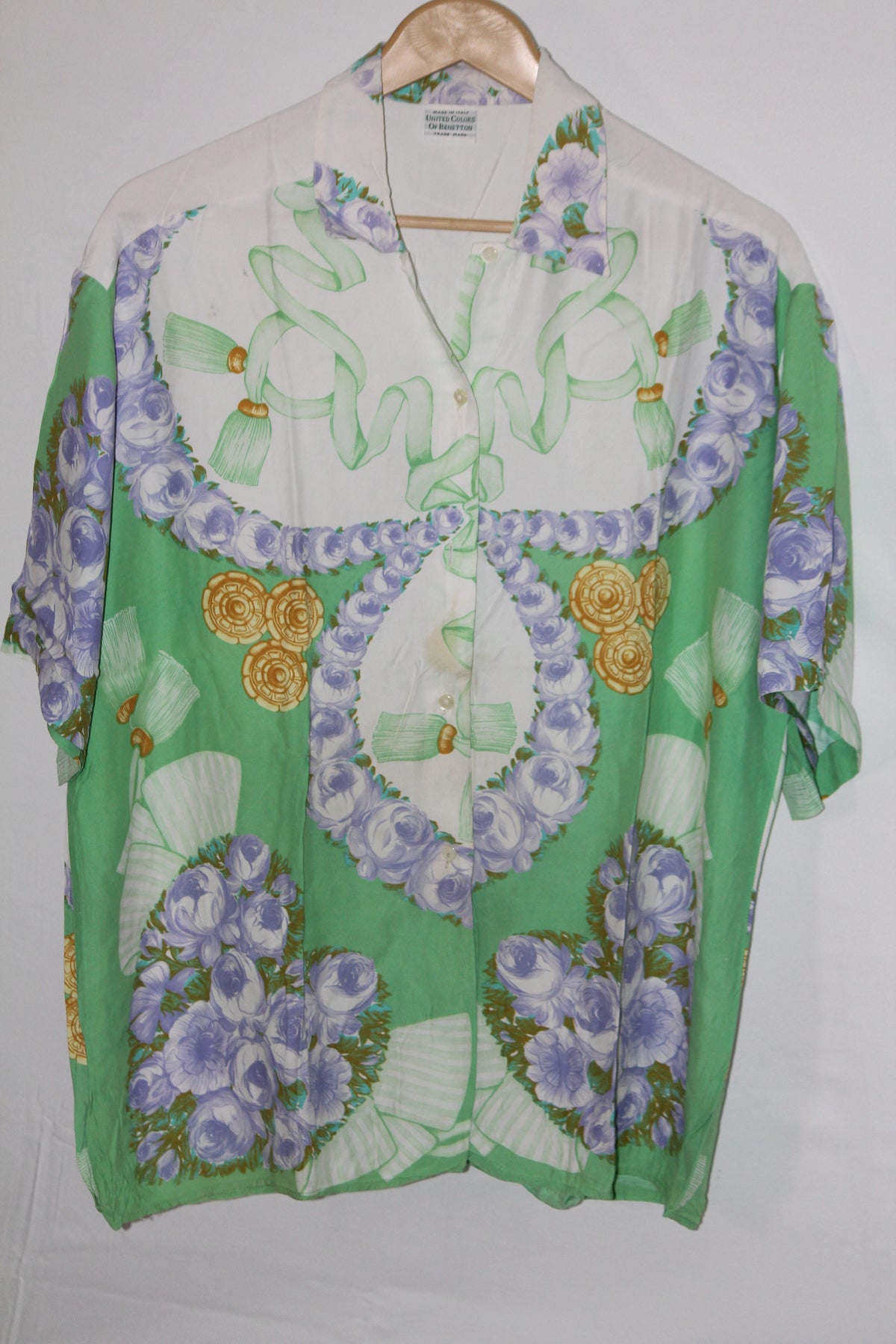 Tropical Bloom – United Colors of Benetton Floral Button Down Shirt