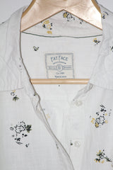 Botanic Bliss – Fat Face White Floral Button Down Shirt