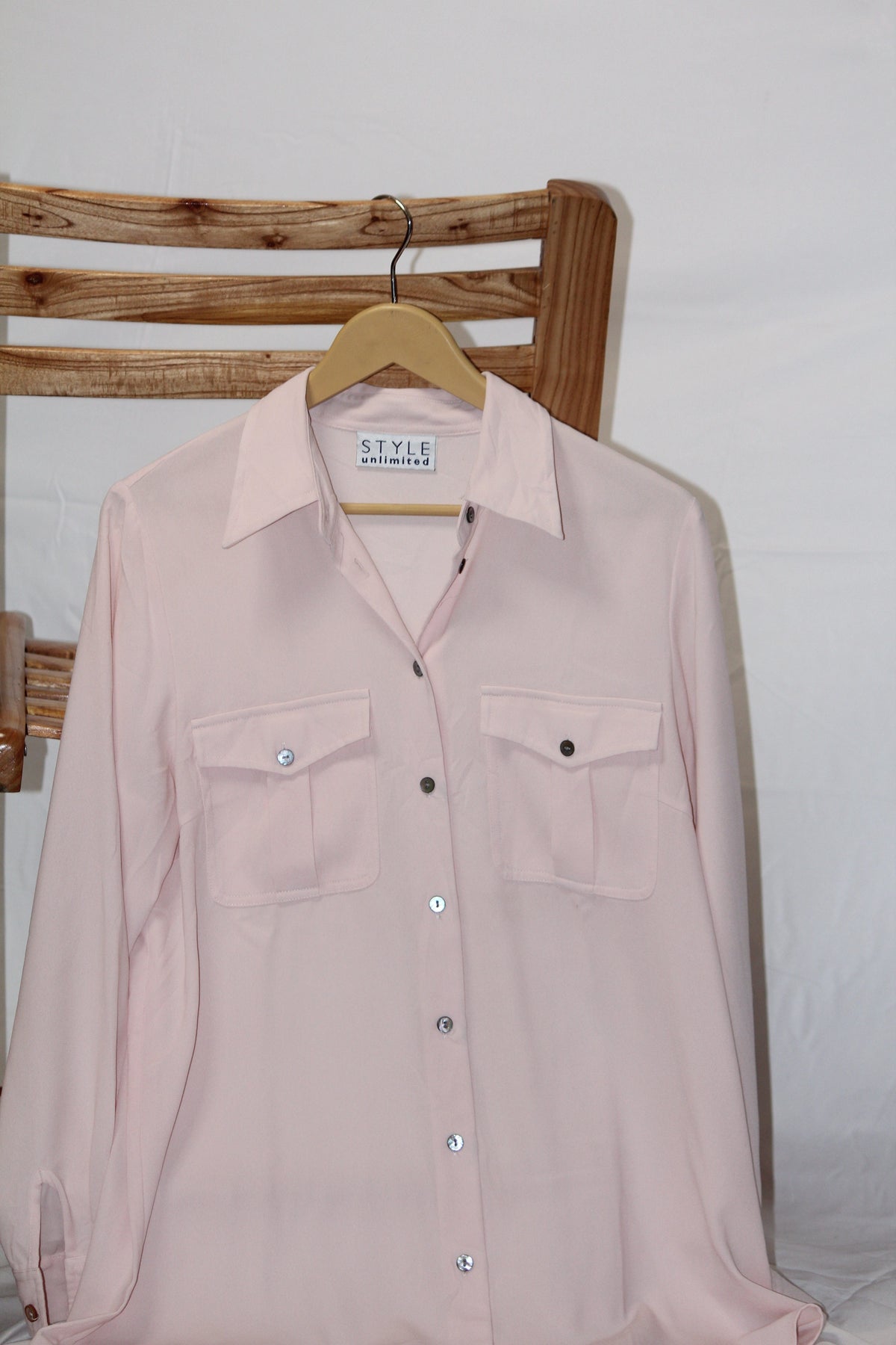 Blush Elegance – Style Pink Button Down Shirt