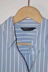 Striped Sophistication – M&S Collection Button Down Shirt