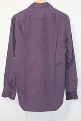 Mark & Spencer Plum Blue Line Shirt – Medium