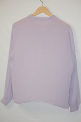 St Michael Purple Elegance Full Sleeve Blouse - Large