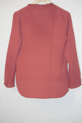 Deep Hues: Maroon Full Sleeve Blouse-Medium