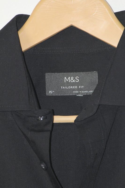 Mark & Spencer Black Shirt – Medium