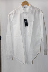 Crisp White – M&S Full Sleeve Button Down Shirt