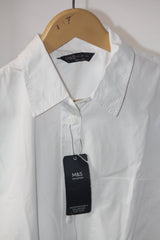 Crisp White – M&S Full Sleeve Button Down Shirt