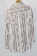 Urban Edge – New Look Off-White & Black Lining Button Down Shirt