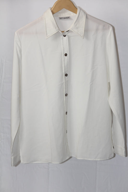 Arctic White – Az Modell Button Down Shirt